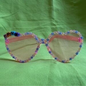 Carlos PenaVega Big Time Rush Pink Sunglasses Rhinestone Concert Tour
